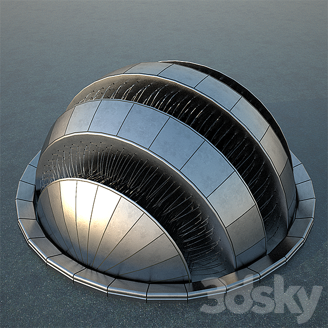Fountain 3DS Max Model - thumbnail 2