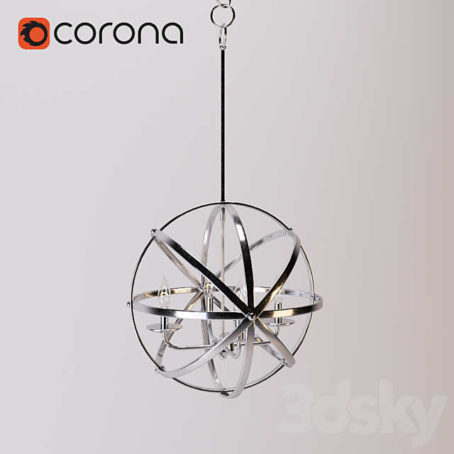 Savoy Dias Orb Pendant 3d