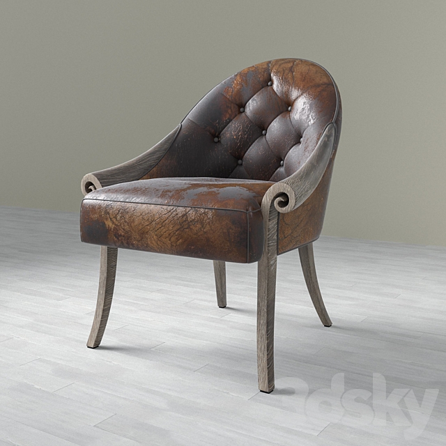 The chair in the style of Loft 3DSMax File - thumbnail 1