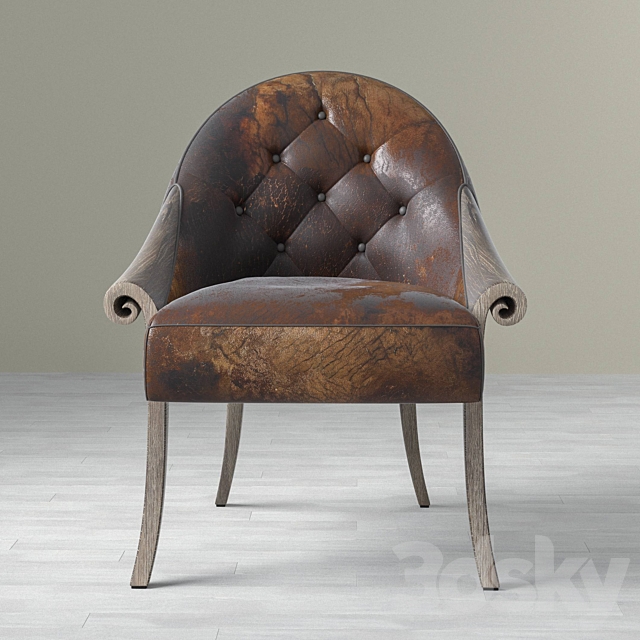 The chair in the style of Loft 3DSMax File - thumbnail 2