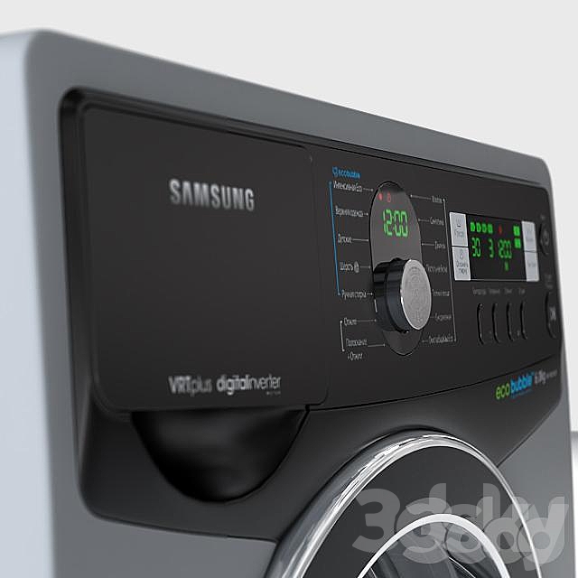 Washing Machine Samsung WF1602XQR 3d