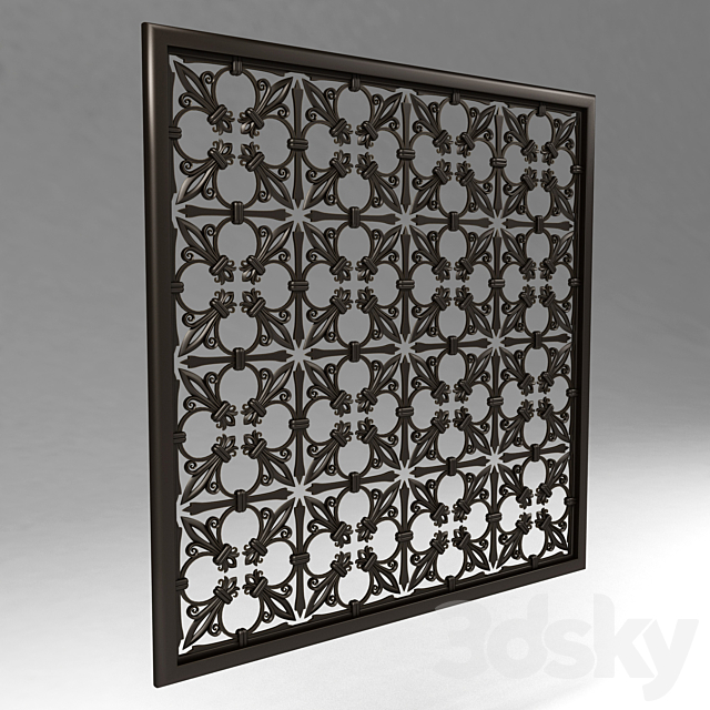 Window grilles 4949 3d
