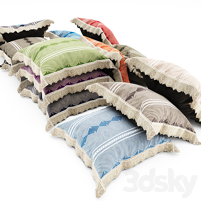 Pillows collection 79 3d