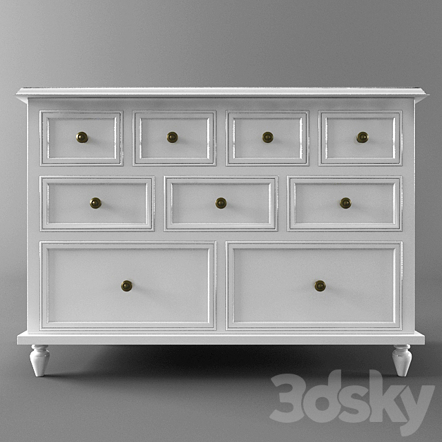 Chest of drawers 3DSMax File - thumbnail 1
