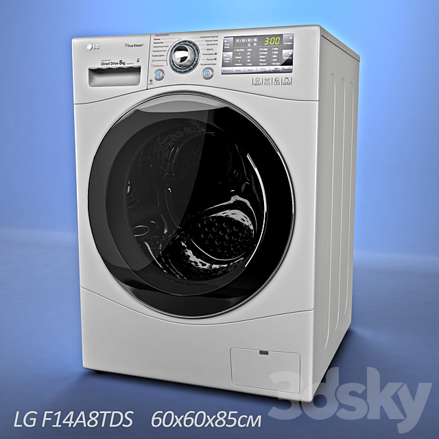 Washing machine LG F14A8TDS 3d