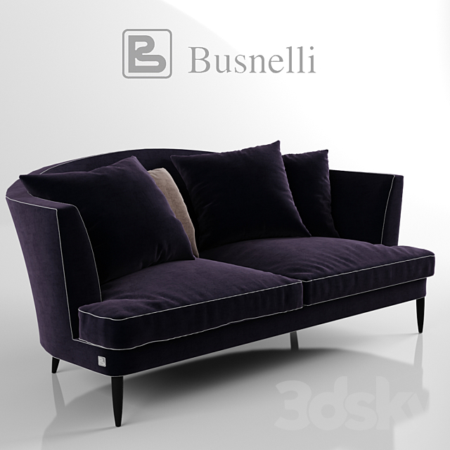 busnelli tresor sofa 3DSMax File - thumbnail 1
