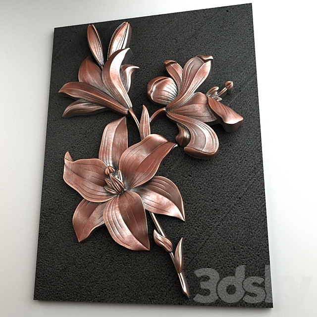 Royal Lilies 001 3DSMax File - thumbnail 3