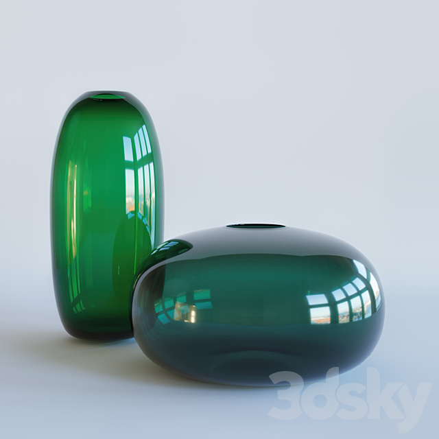 Vases_set_001 3d