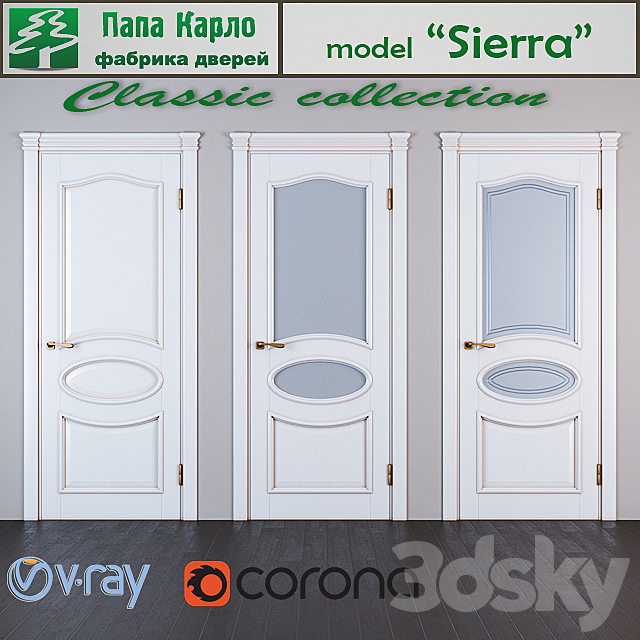 Door Sierra (Series Classic) 3d