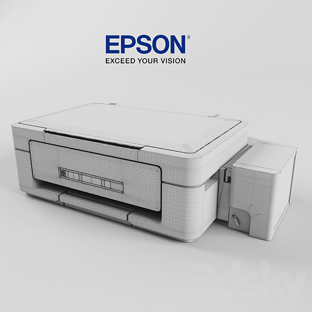 Printer EPSON L355 3DSMax File - thumbnail 3