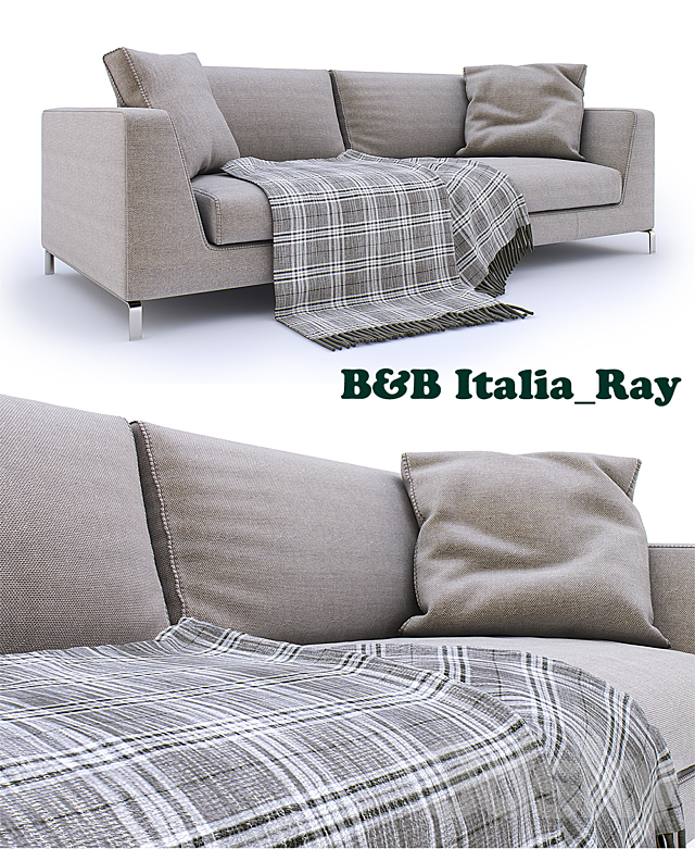 B & B Italia sofa Ray 3DSMax File - thumbnail 1
