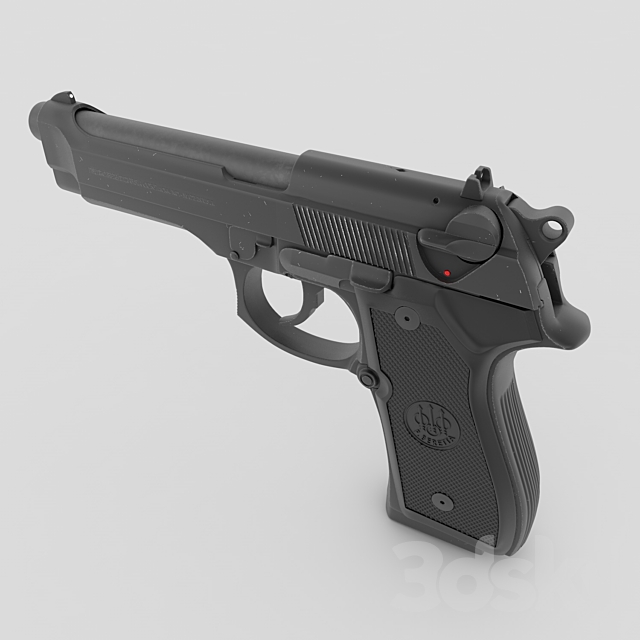 The Beretta 92 FS 3d