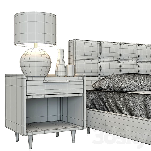 Crate & Barrel _ TATE COLLECTION 3DSMax File - thumbnail 2