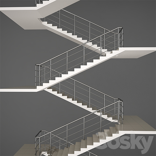 Stairs 3DSMax File - thumbnail 2