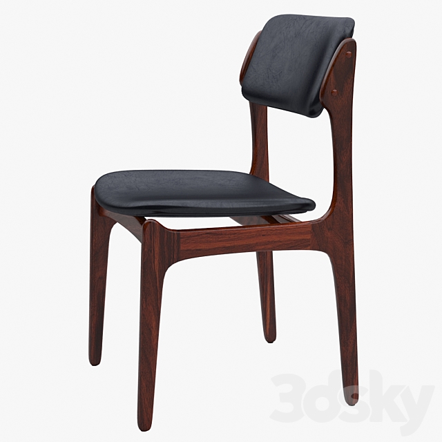 Rosewood Chair by Erik Buck 3DSMax File - thumbnail 1