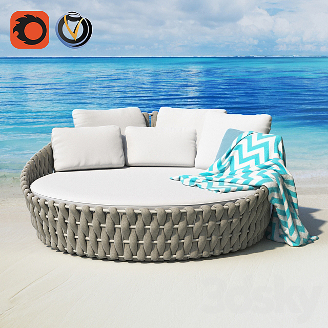 TRIBU TOSCA DAYBED 3DSMax File - thumbnail 1