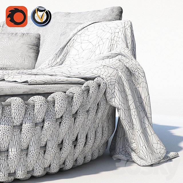 TRIBU TOSCA DAYBED 3DSMax File - thumbnail 3