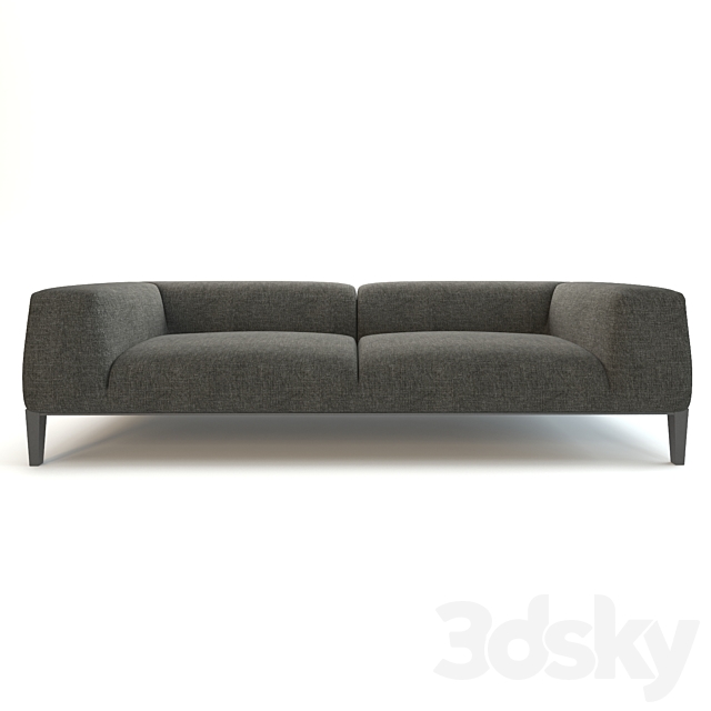 Cloth sofa Metropolitan 868 from Poliform 3DSMax File - thumbnail 2