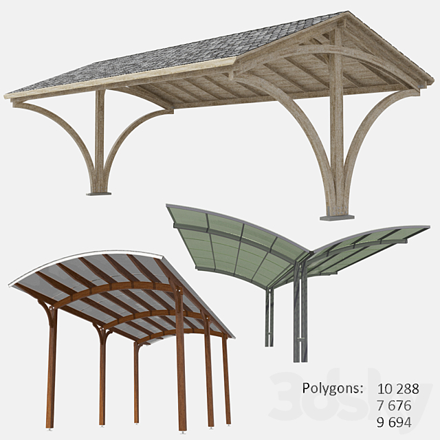 Car canopies 2 3d