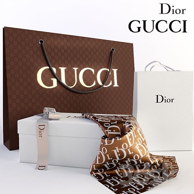 Decorative set Dior gucci Free Download