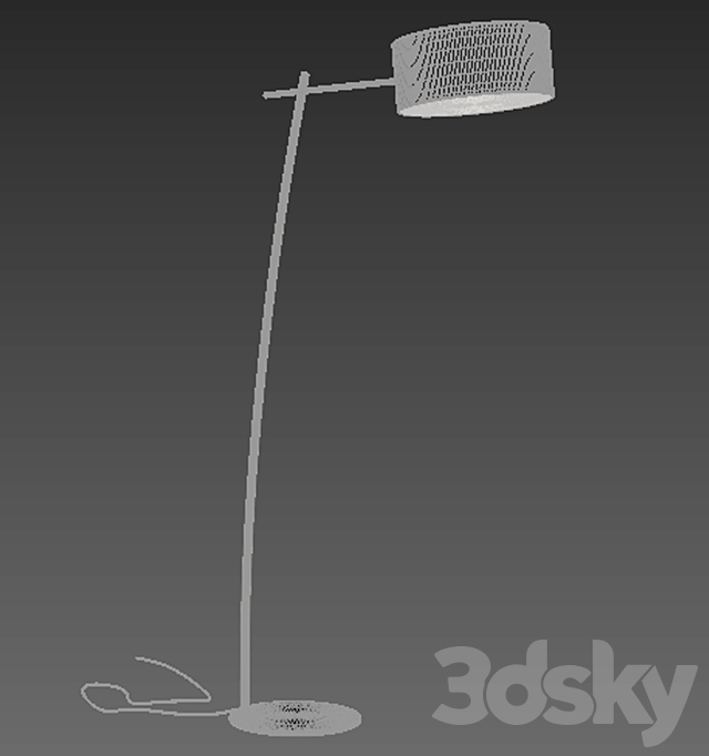 roll and hill lamp 3d