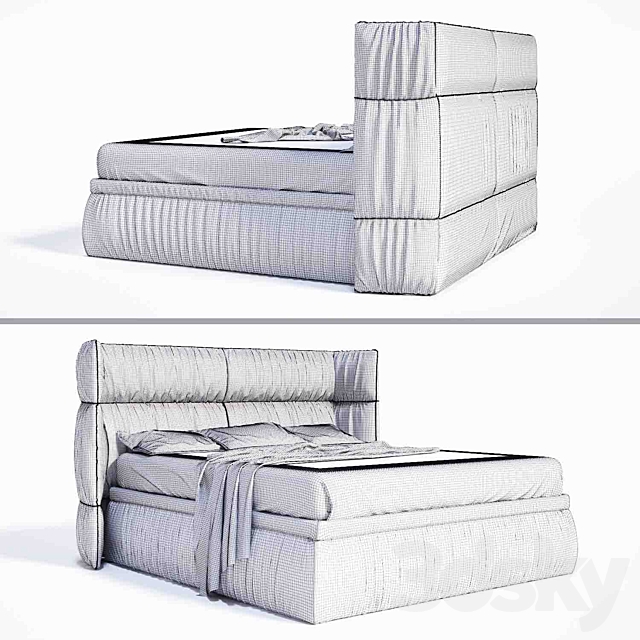Bed SOFT Miniforms 3d