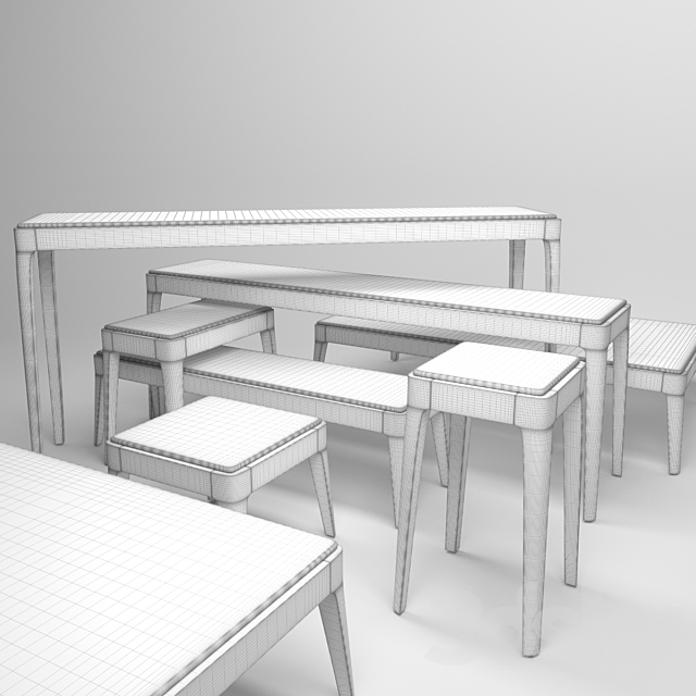 Porada ziggy 1-8 3DS Max Model - thumbnail 3