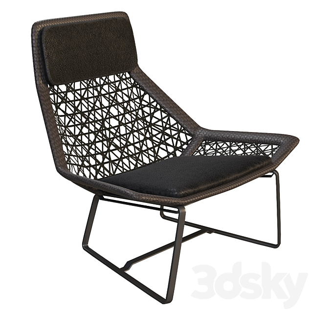Wicker chair by Kettal MAIA 3DSMax File - thumbnail 1