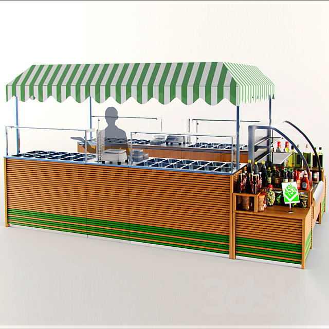 Island for sale pickles with awning 3DSMax File - thumbnail 3