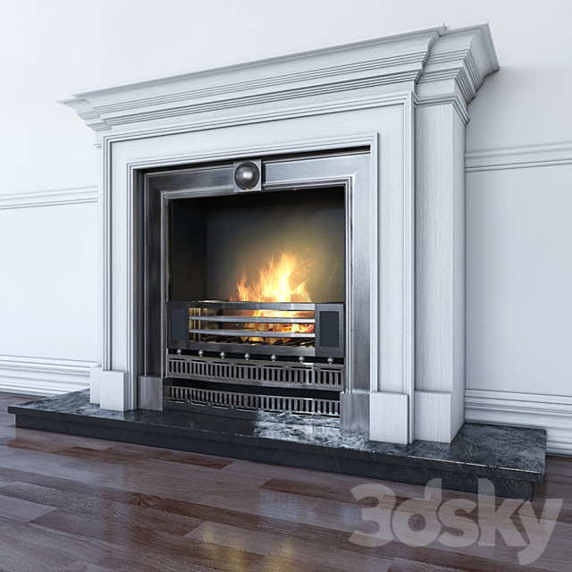 Fireplace Stovax - KENSINGTON 3d