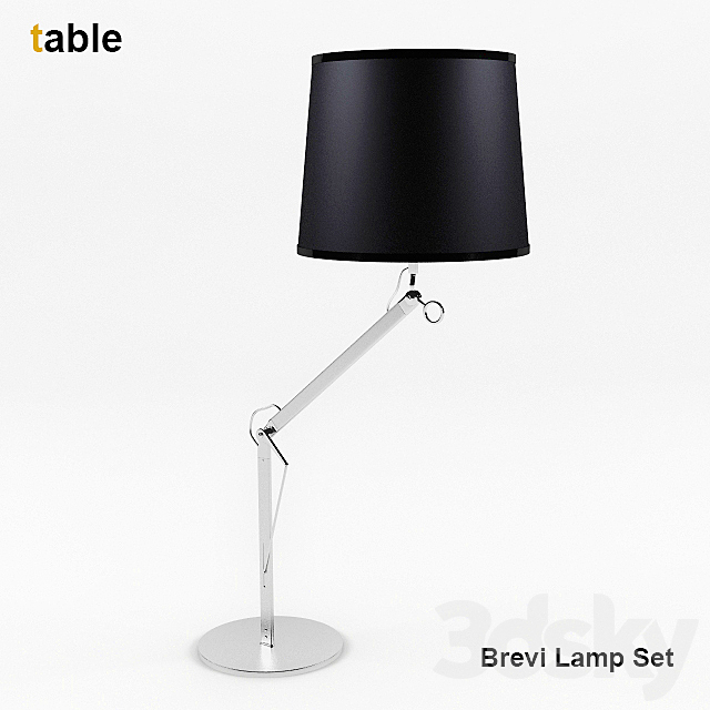 Eseo Brevi Lamp Set 3d