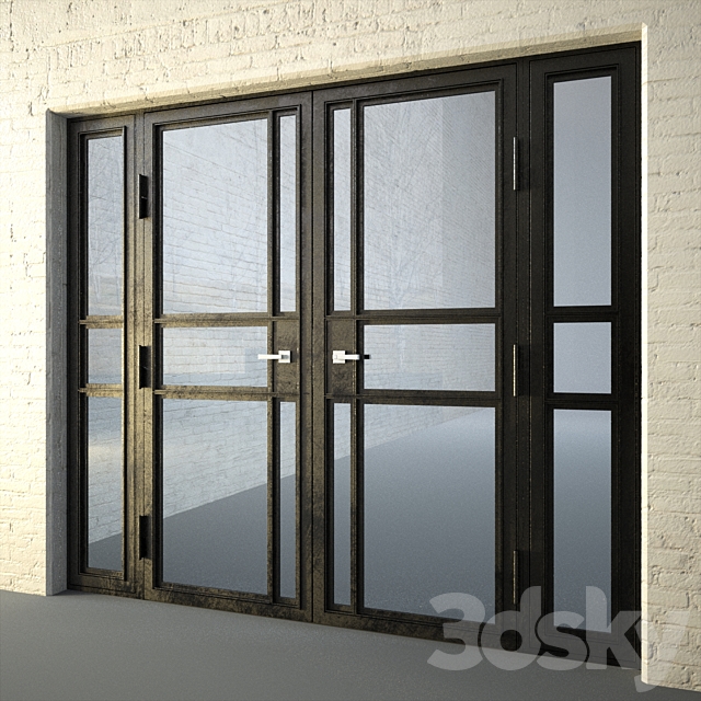 Industrial Loft Door mod 02 3DSMax File - thumbnail 1