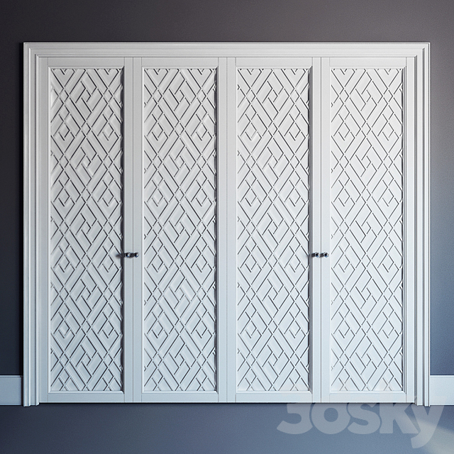 Built-in closet \\ fitted wardrobe 3DSMax File - thumbnail 1