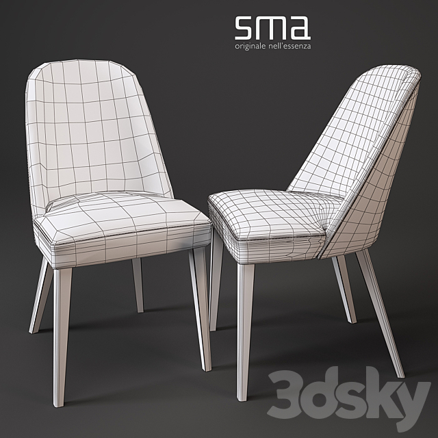 SMA Chair Armonia 3DSMax File - thumbnail 3