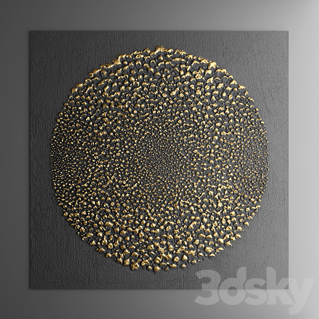 Decor for wall. Panel. 3D 3d