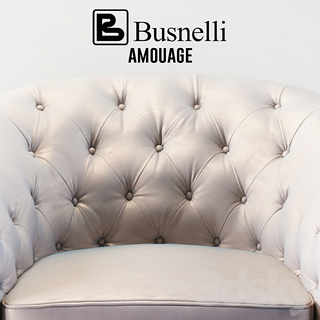 Busnelli Amouage Armchair 3DSMax File - thumbnail 2