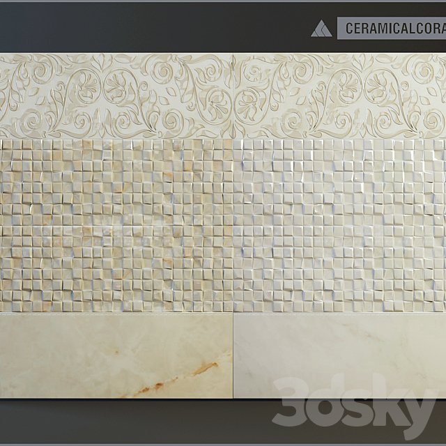 Ceramic tiles “Ceramicalcora” 3DSMax File - thumbnail 1