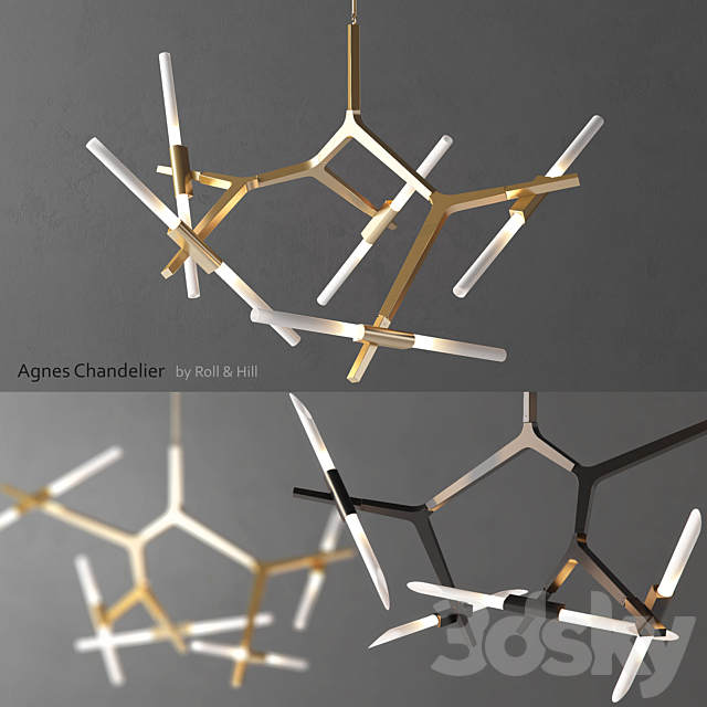 Agnes Chandelier by Roll & Hill 3DSMax File - thumbnail 1