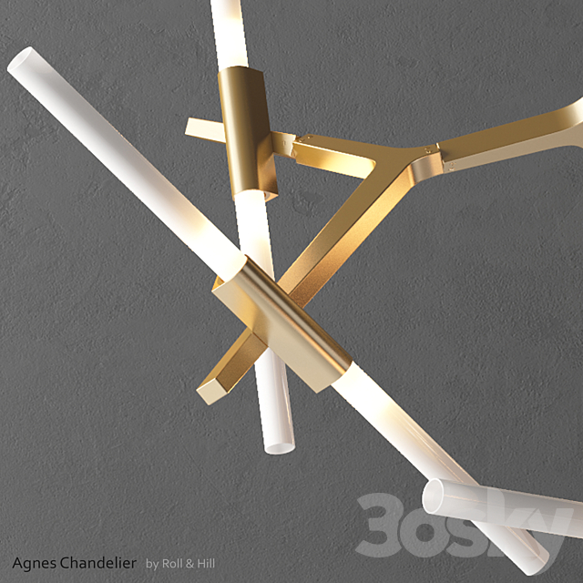 Agnes Chandelier by Roll & Hill 3d