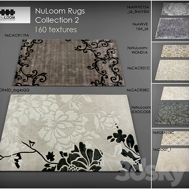 Nuloom rugs2 3DSMax File - thumbnail 1