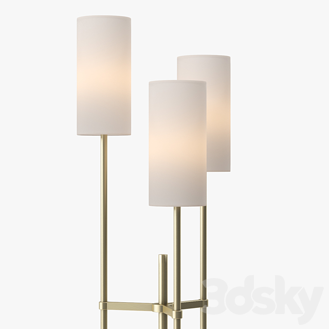 Bert Frank Pugil Floor Lamp 3d