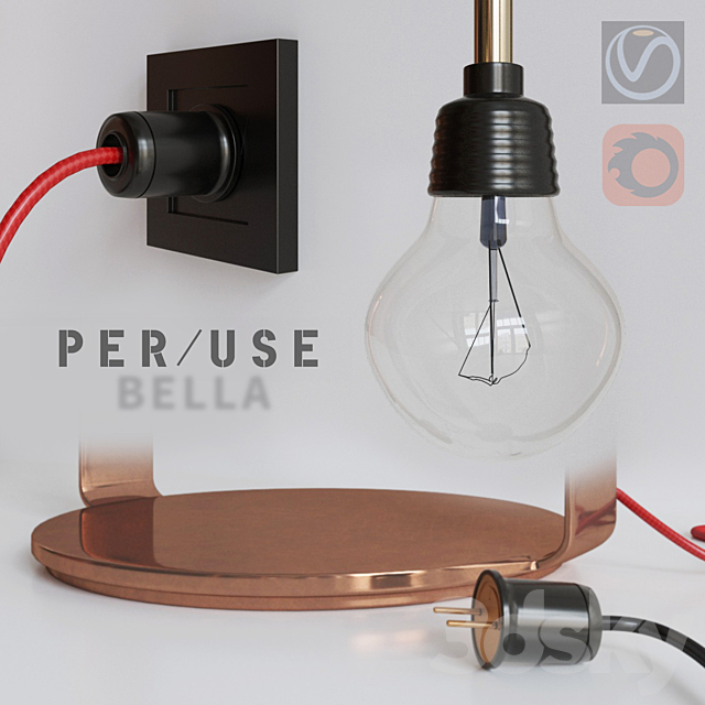 Lamp Bella by PERUSE 3d