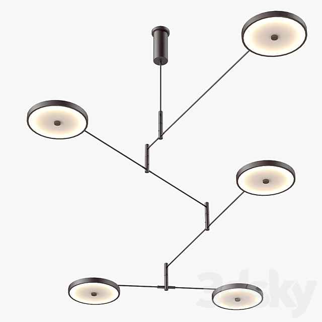 Holly Hunt Helios Chandelier 3DSMax File - thumbnail 1