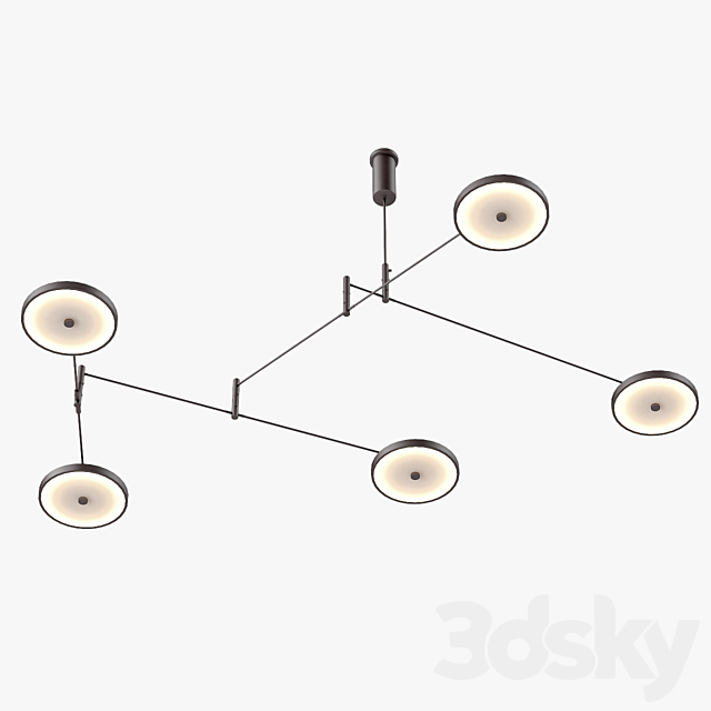 Holly Hunt Helios Chandelier 3DSMax File - thumbnail 2