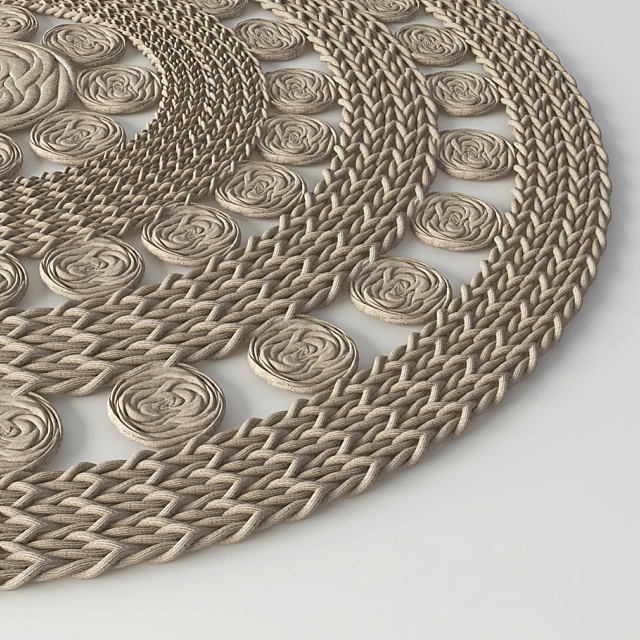 rattan carpet 2 3d