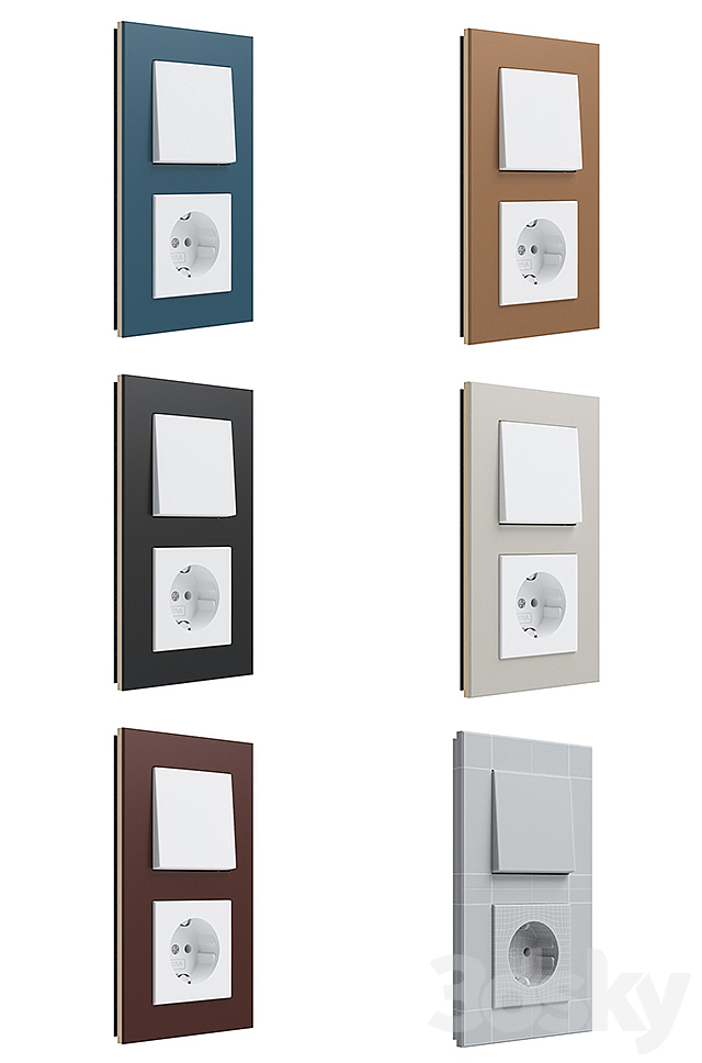 GIRA ESPRIT LI-OLEUM PLYWOOD 3d