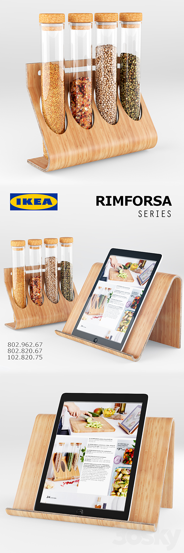 RIMFORSA ikea (kitchen accessories) 3DSMax File - thumbnail 1