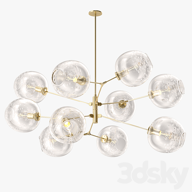 Lindsey Adelman 10 globe bubble 3d