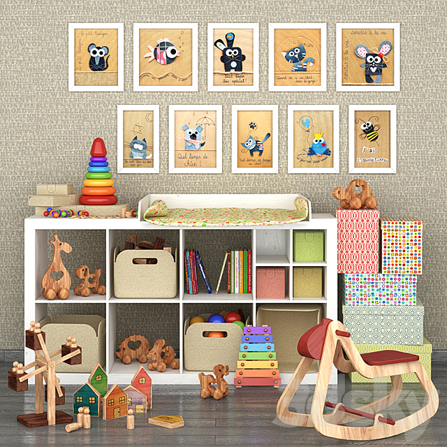 Decorative sets for children ?2 3DSMax File - thumbnail 1