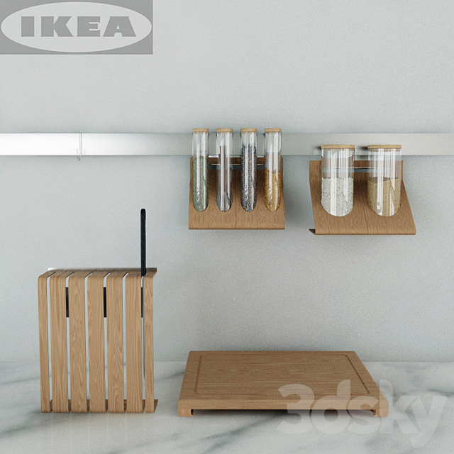 IKEA kitchen set Rimforsa 3DSMax File - thumbnail 2